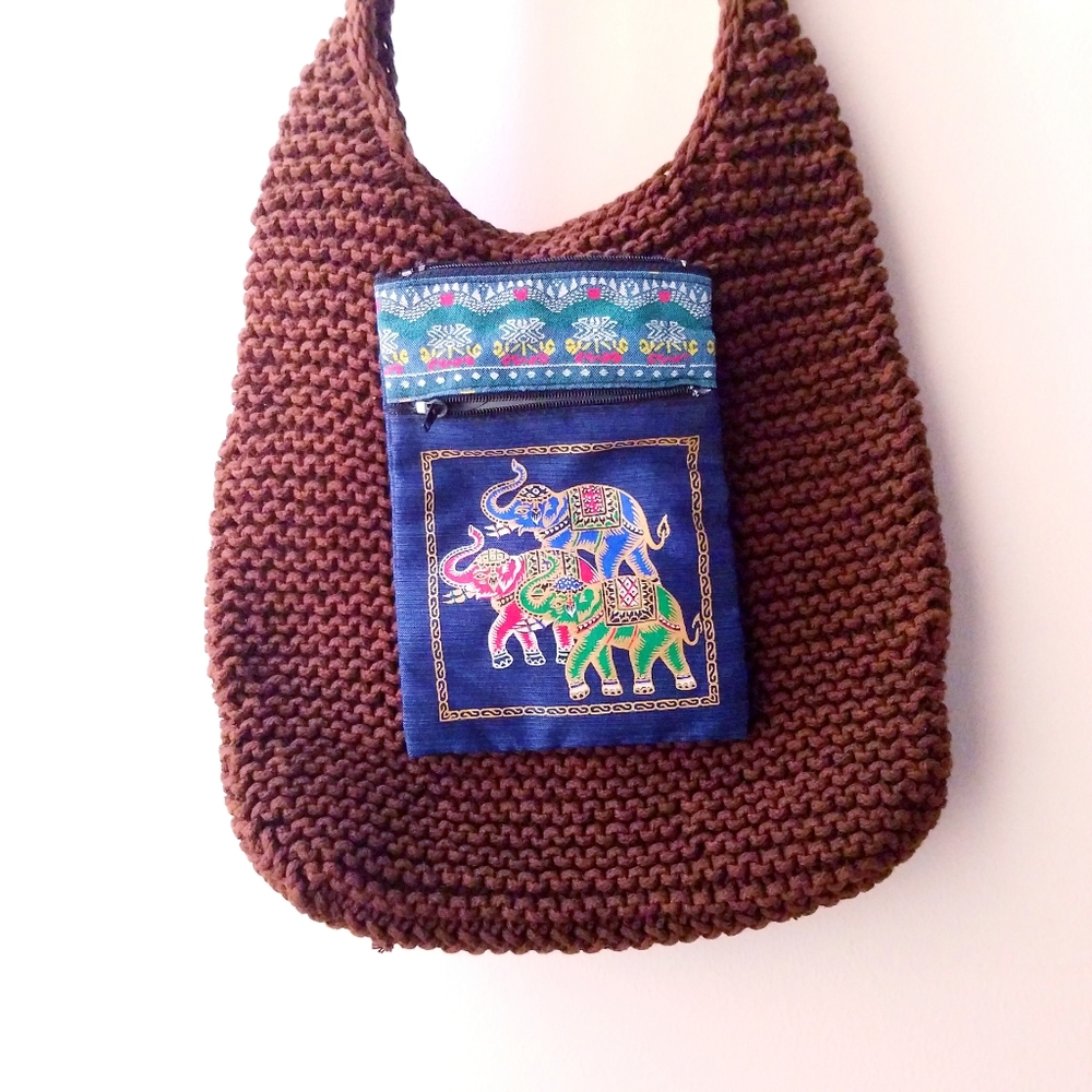 American Eagle Elephant Brown Shoulder Bag